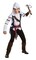 The Costume Center White and Blue Assassins Creed Connor Teen Boy's Halloween Costume - XL